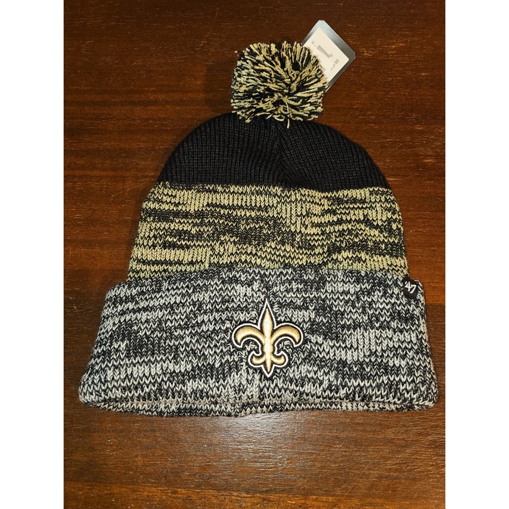 New Orleans Saints  NFL  47 Brand Stocking‎ Cap Beannie Hat Cuffed New With Tags